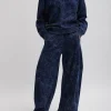 Acid Wash Cocoon Crewneck Sweatshirt