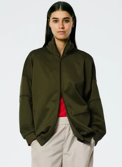 Active Knit Zipper Detailed Track Jacket