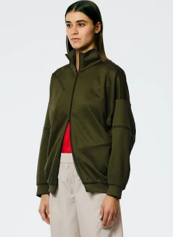 Active Knit Zipper Detailed Track Jacket