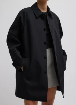 Bonded Luxe Twill Carcoat