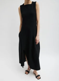 Boucle Knit Sculpted Dress