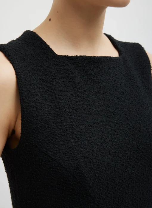 Boucle Knit Sculpted Dress