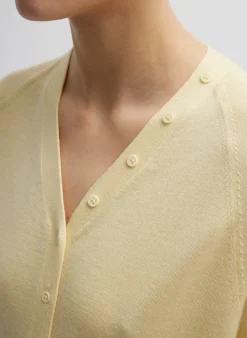 Cashmere Silk Blend Slim Cardigan