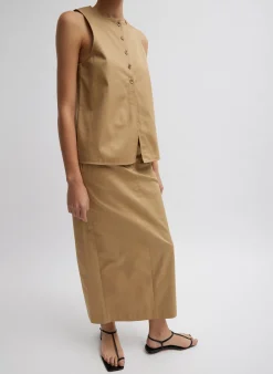 Chino Maxi Skirt