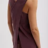 Cotton Criss Cross Sleeveless Sweater