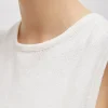 Cotton Criss Cross Sleeveless Sweater