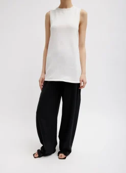 Cotton Criss Cross Sleeveless Sweater