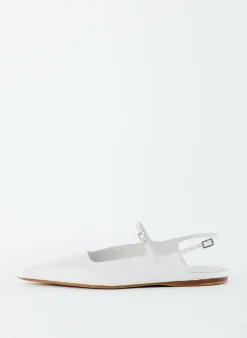 Croc Print Rudy Flat