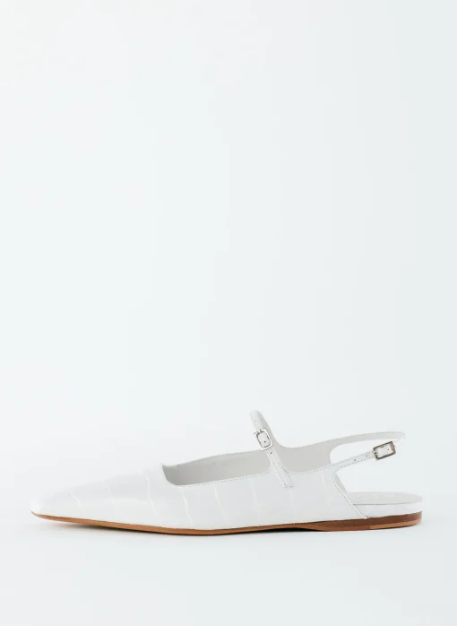 Croc Print Rudy Flat