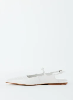 Croc Print Rudy Flat
