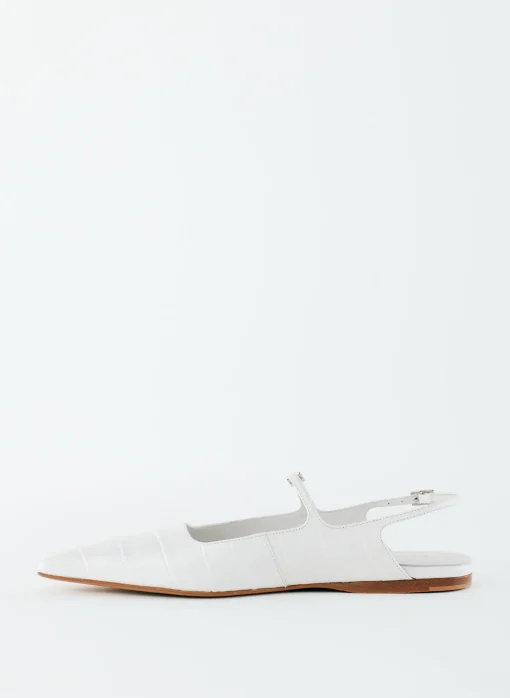 Croc Print Rudy Flat