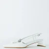 Croc Print Victor Slingback