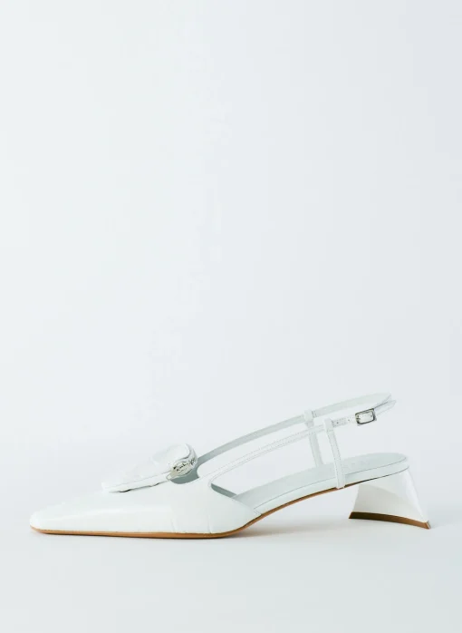 Croc Print Victor Slingback