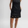 Daisy Embroidery Short Dress