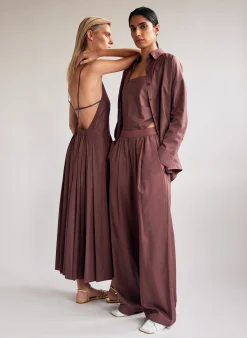 Drapey Suiting Marit Pull On Pant