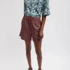 Drapey Suiting Pull On Short