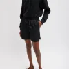 Drapey Suiting Pull On Short