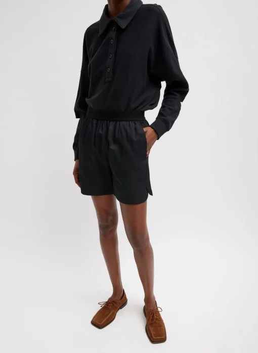 Drapey Suiting Pull On Short