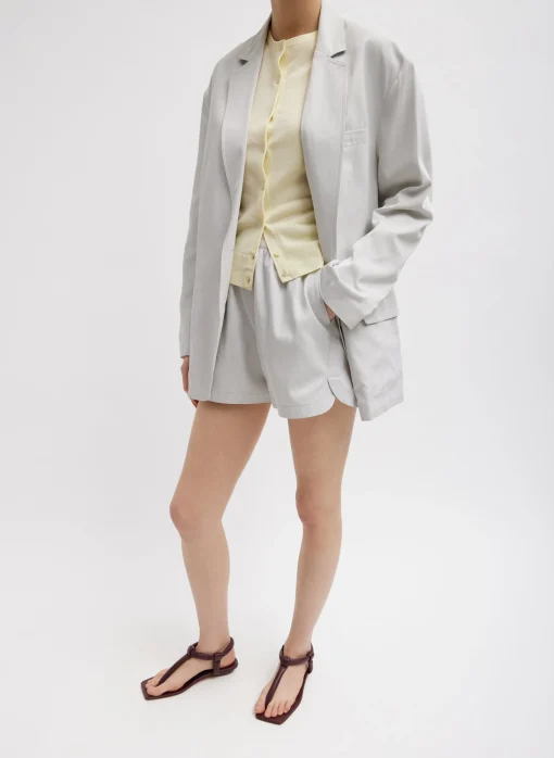 Drapey Suiting Pull On Short