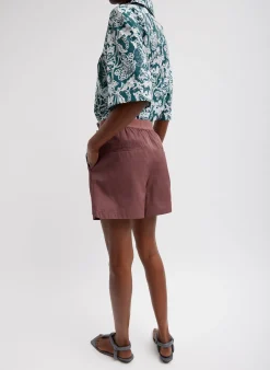 Drapey Suiting Pull On Short