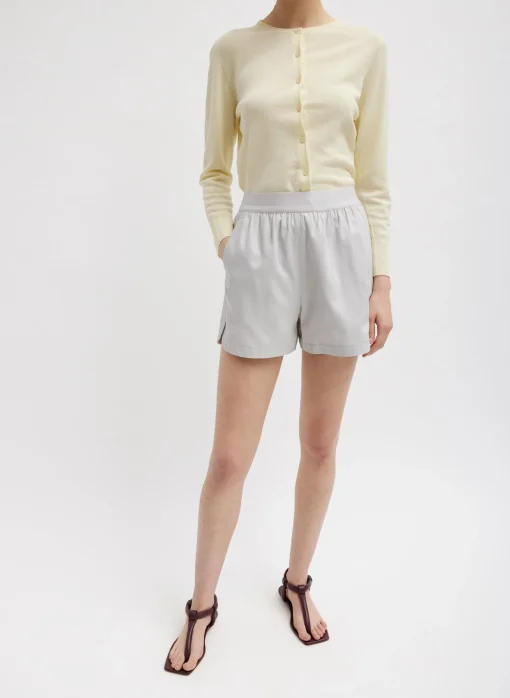 Drapey Suiting Pull On Short