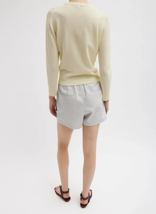 Drapey Suiting Pull On Short