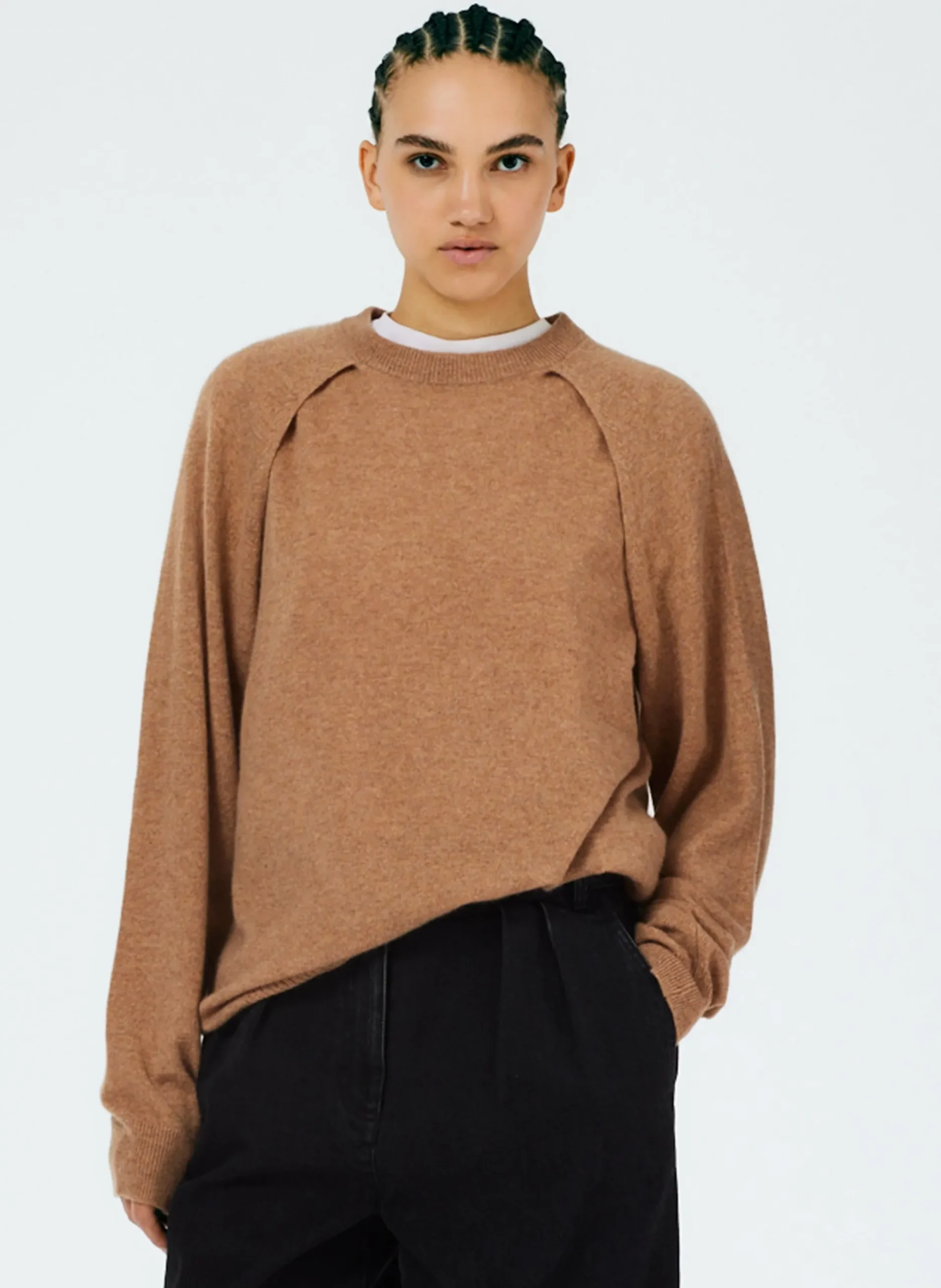 Feather Weight Cashmere Easy Cocoon Tunic