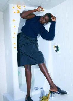 Feather Weight Cashmere Easy Cocoon Tunic