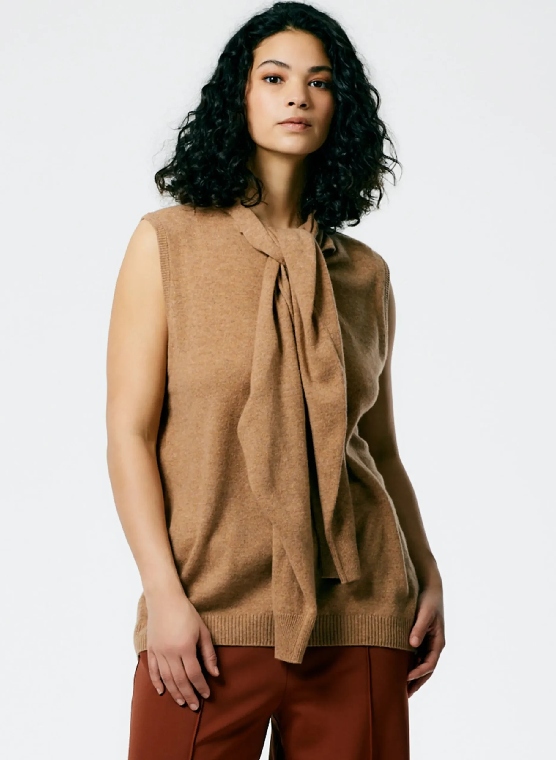 Feather Weight Cashmere Easy Cocoon Tunic