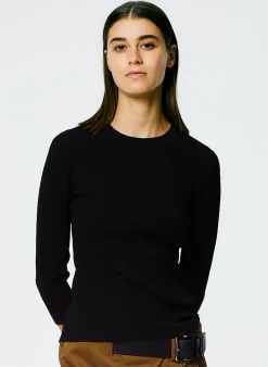 Giselle Stretch Sweater Circle Openback Pullover