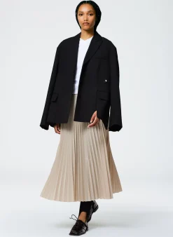Grain De Poudre Liam Blazer With Slit Zipper Detail