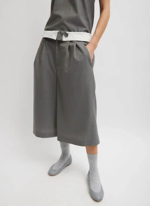 Grant Suiting Fold Over Long Short