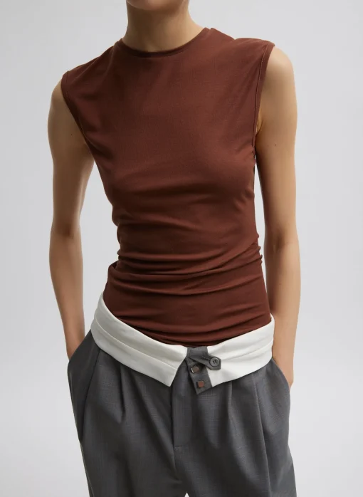 Grant Suiting Fold Over Trouser