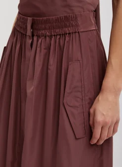 Italian Sporty Nylon Full Skirt