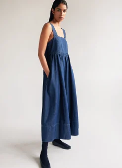 Light Weight Stone Wash Sculpted Dress