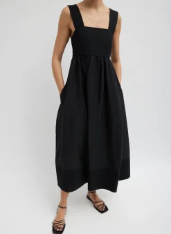 Linen Cotton Voile Sculpted Dress