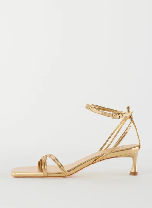 Metallic Nappa Harper Sandal