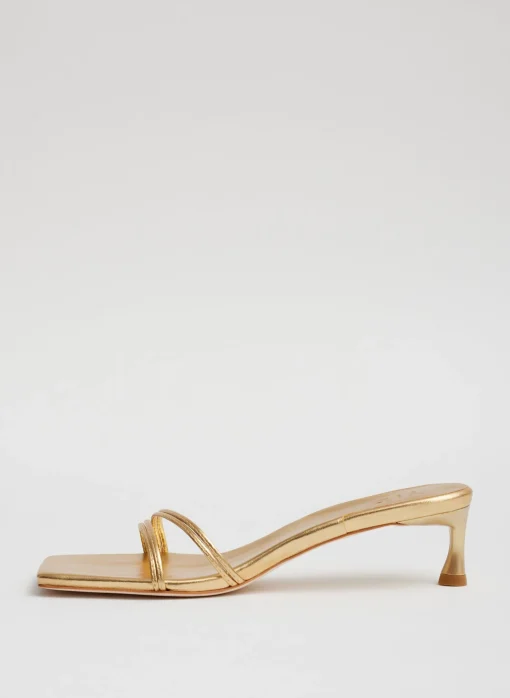 Metallic Nappa Jim Sandal