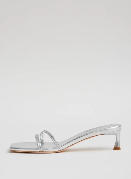 Metallic Nappa Jim Sandal