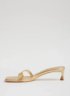 Metallic Nappa Jim Sandal