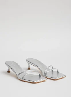 Metallic Nappa Jim Sandal