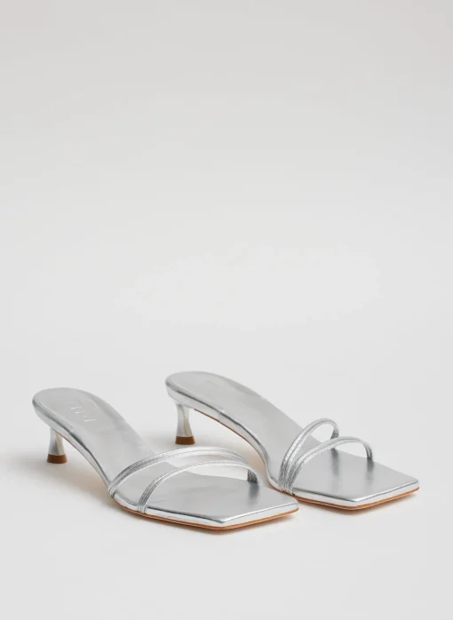 Metallic Nappa Jim Sandal