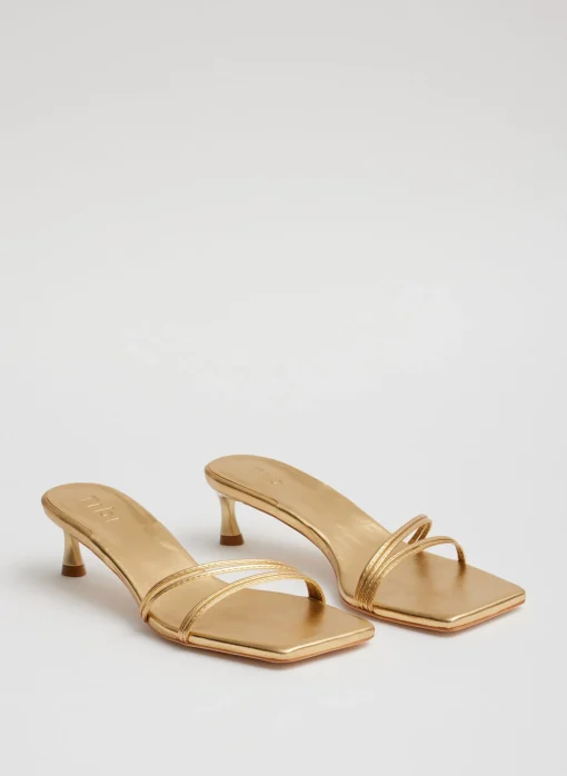 Metallic Nappa Jim Sandal