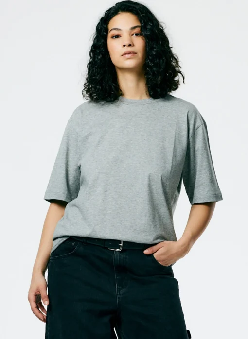 Mock Neck Unisex T-Shirt