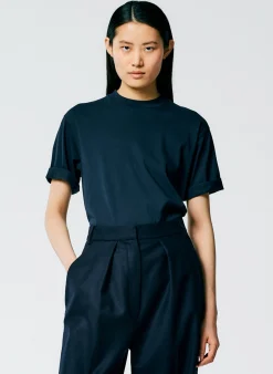 Mock Neck Unisex T-Shirt