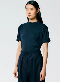 Mock Neck Unisex T-Shirt