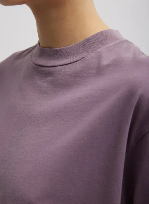 Mock Neck Unisex T-Shirt