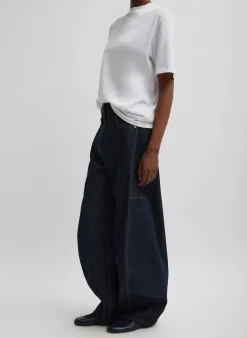 Mock Neck Unisex T-Shirt