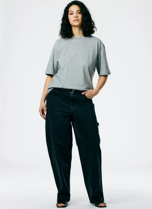 Mock Neck Unisex T-Shirt