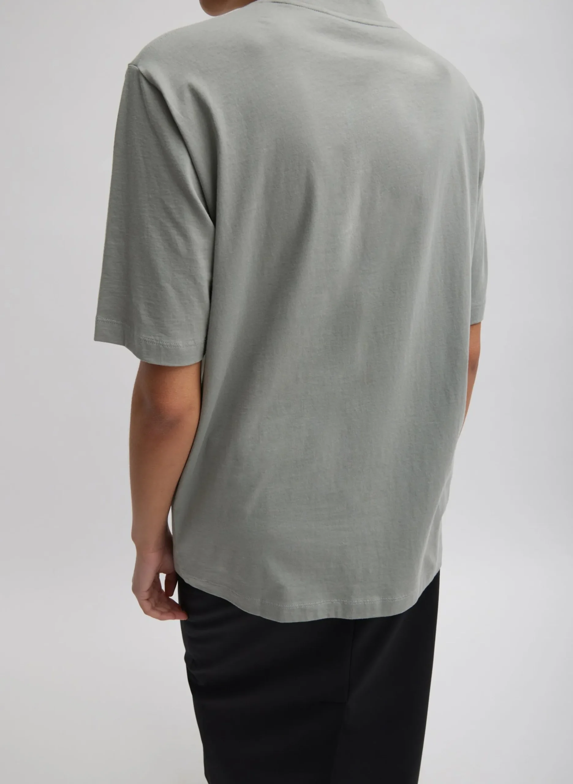 Mock Neck Unisex T-Shirt